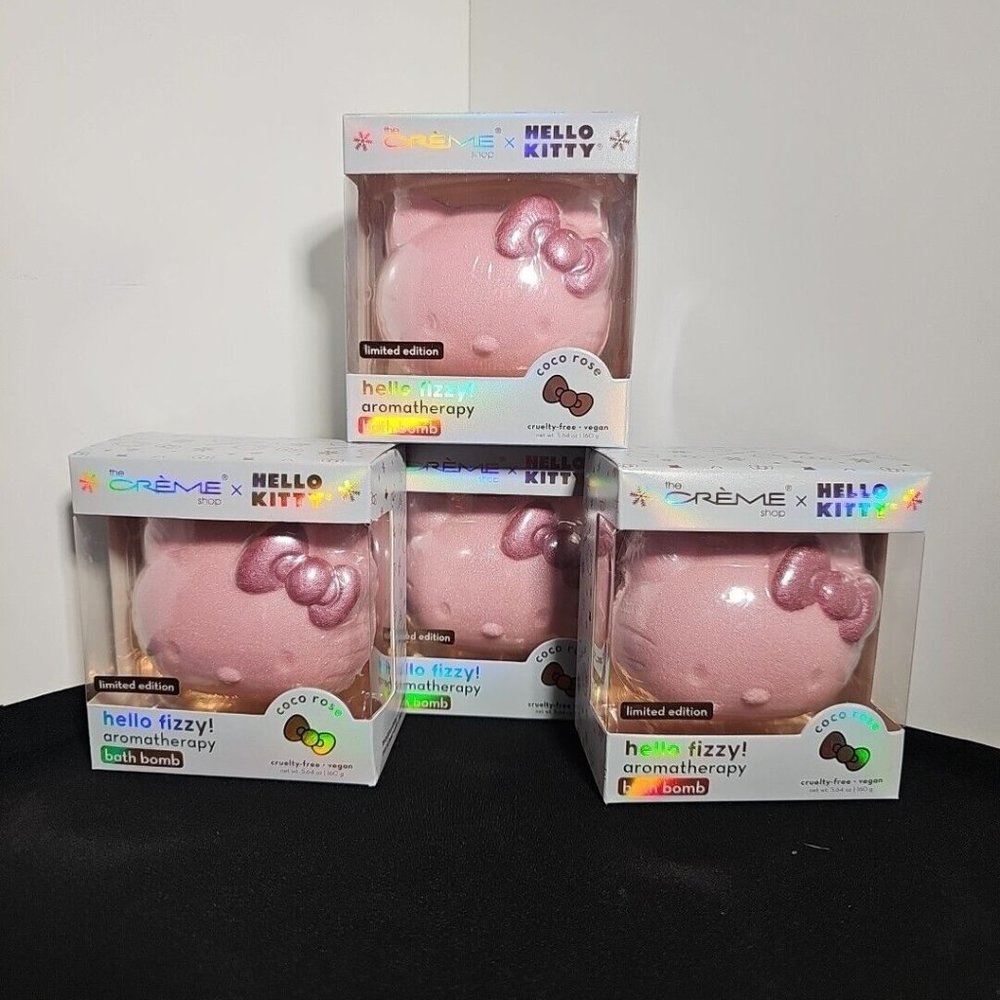 The Creme Shop x Hello Kitty Hello Fizzy! Aromatherapy Bath Bomb Coco Ro…